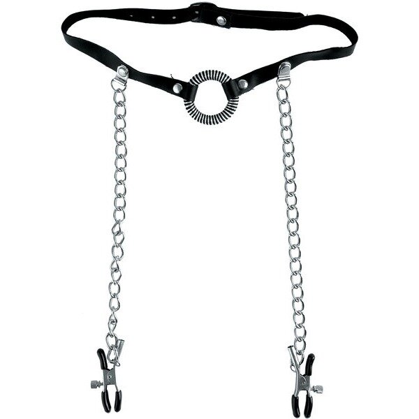 Fetish Fantasy Limited Edition O Ring Ball Gag & Nippl