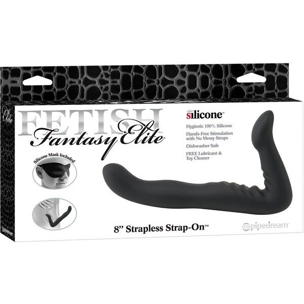 Fetish Fantasy Elite 8in Strapless Strap On Black