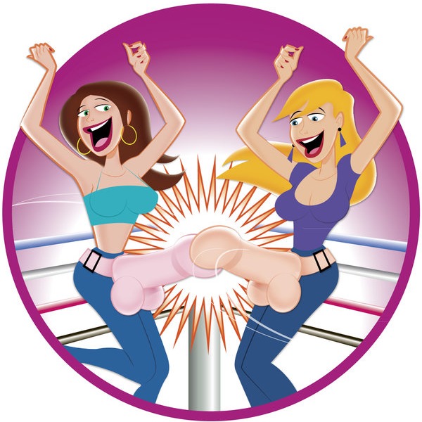 Bachelorette Dueling Dickies Inflatable