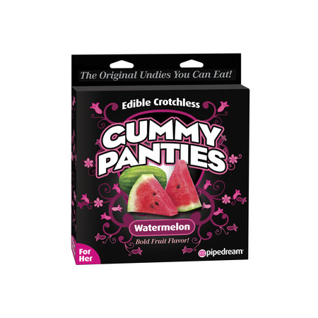 Edible Crotchless Gummy Panties W/melon
