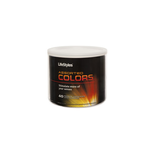 Lifestyles Assorted Colors 40pc Bowl