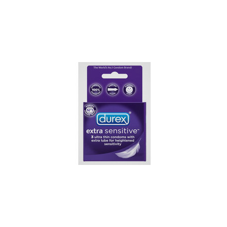 Durex Extra Sensitive Lubricated 3pk