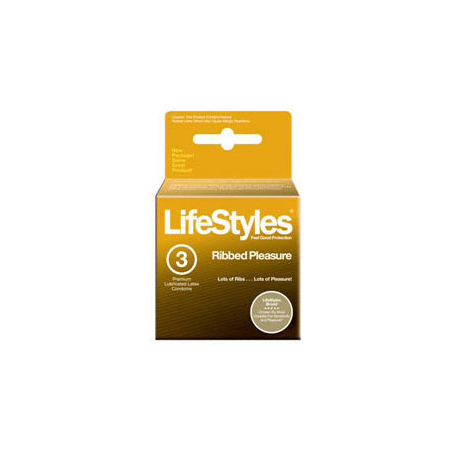 Lifestyle Ribbed Pleasure 3pk