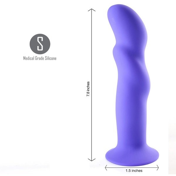 Dong Silicone Neon Purple