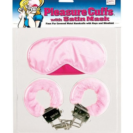 Pleasure Cuffs W/satin Mask