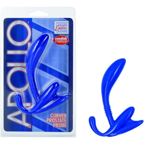 Apollo Curved Prostate Probe Blue