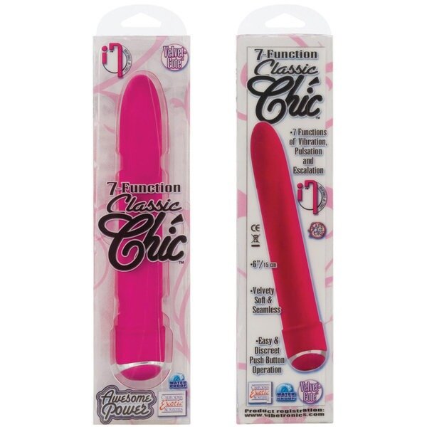 7 Function Classic Chic 6in Pink