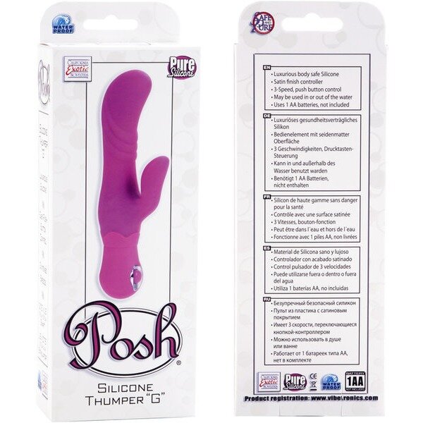 Posh Silicone Thump G Pink