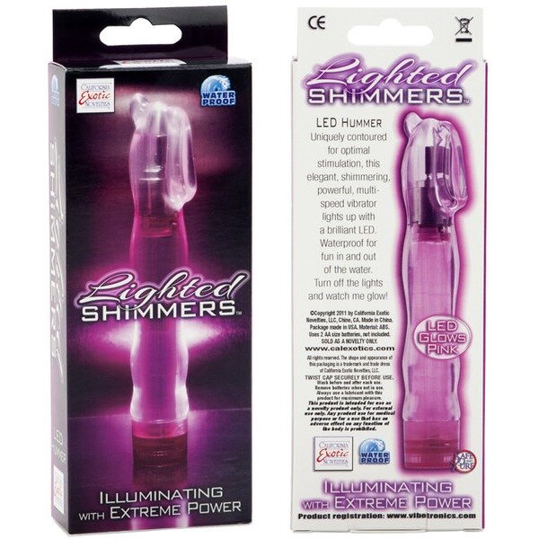Lighted Shimmers Led Hummer Pink