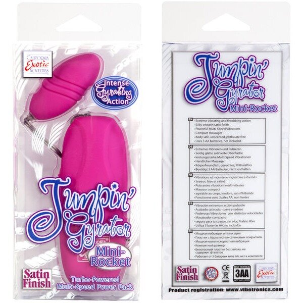 Jumpin Gyrator Mini Rocket Pink
