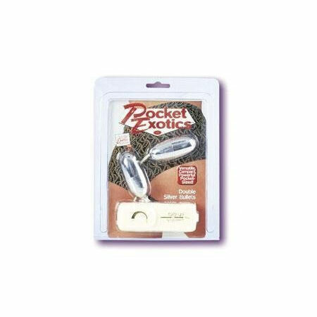 Pocket Exotic Double Bullet Silver