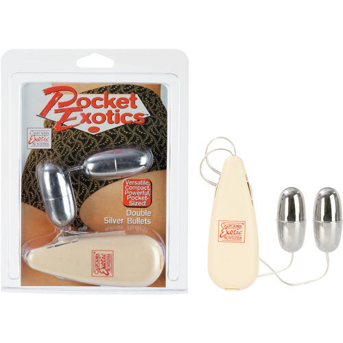 Pocket Exotic Double Bullet Silver