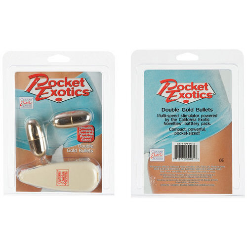 Pocket Exotic Double Bullet Gold