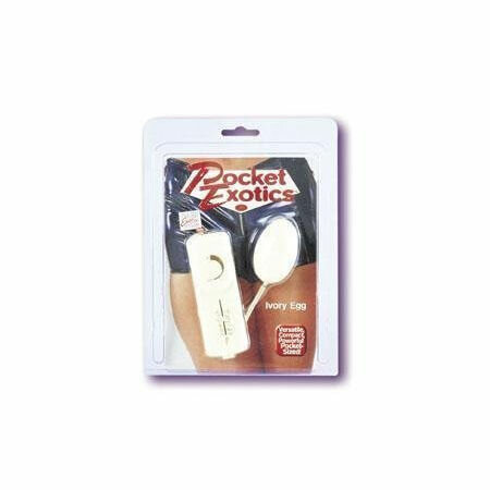 Pocket Exotic Egg Ivory Multi Speed