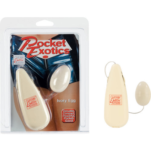 Pocket Exotic Egg Ivory Multi Speed