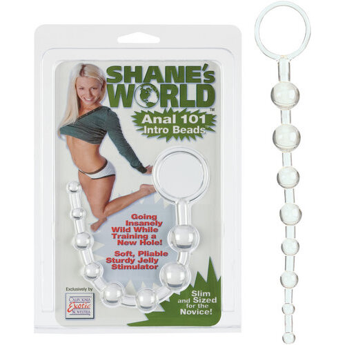 Shanes World Anal 101 Intro Beads Clear