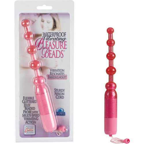 Pleasure Beads Vibrator Waterproof Pink