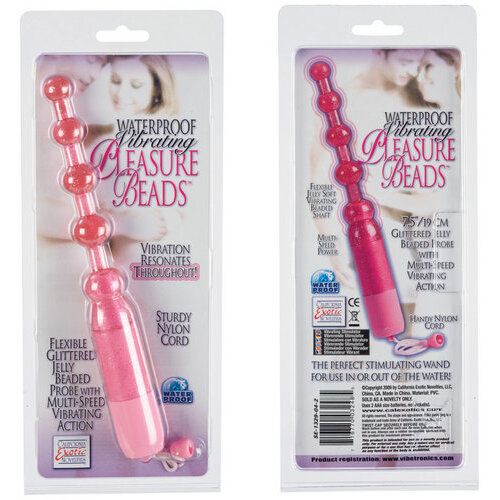Pleasure Beads Vibrator Waterproof Pink