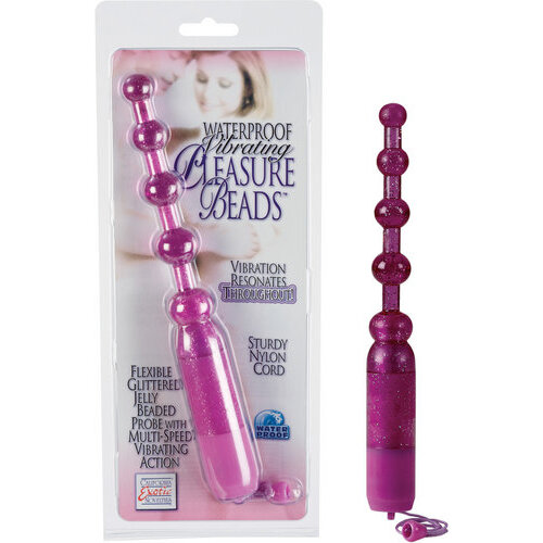 Pleasure Beads Vibrator Waterproof Purple