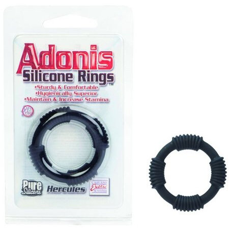 Adonis Silicone Ring Hercules Black