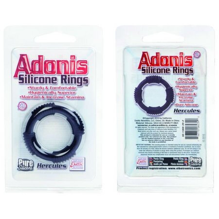 Adonis Silicone Ring Hercules Black