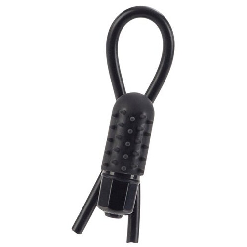 Stud Lasso Vibrating Silicone Black