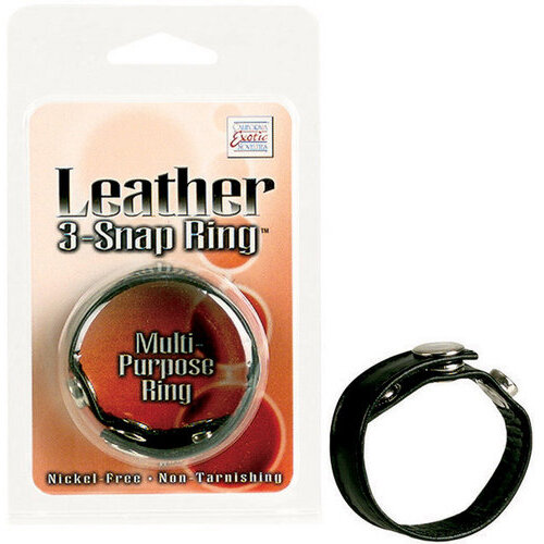 Black Leather Ring