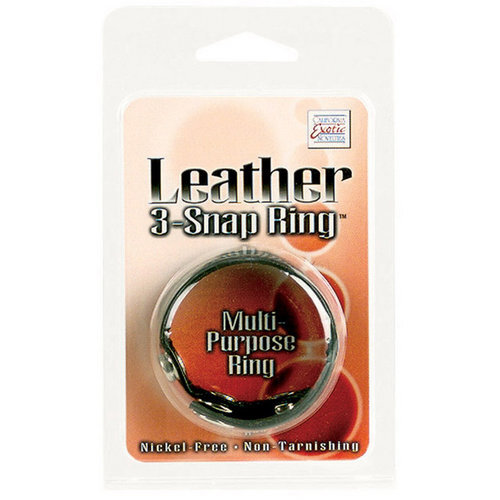 Black Leather Ring