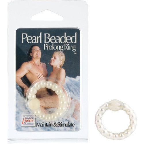 Pearl Bead Prolong Ring White