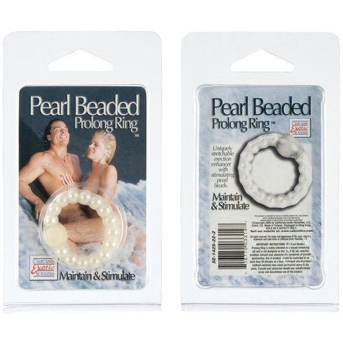 Pearl Bead Prolong Ring White