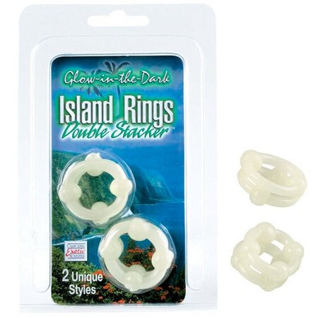 Island Rings Double Stackers- Glow