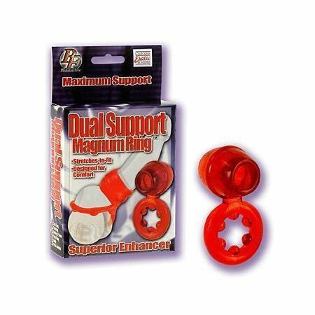 Dual Support Magnum Ring Red