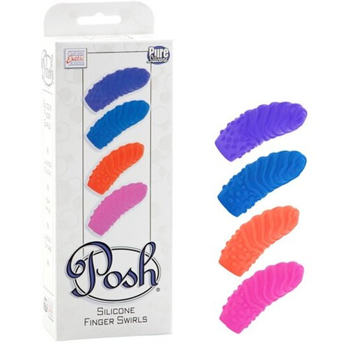 Posh Silicone Finger Teasers Swirl