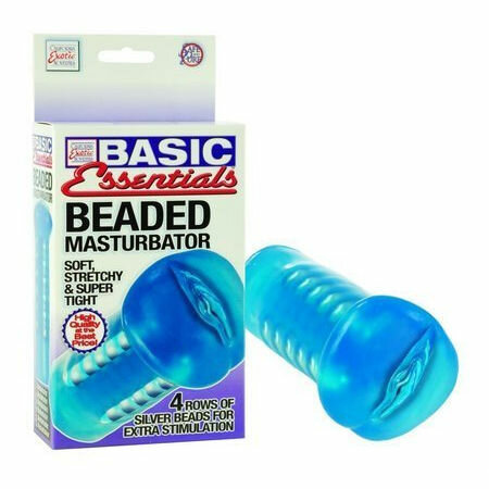 Basic Essentials Beaded Masturbator