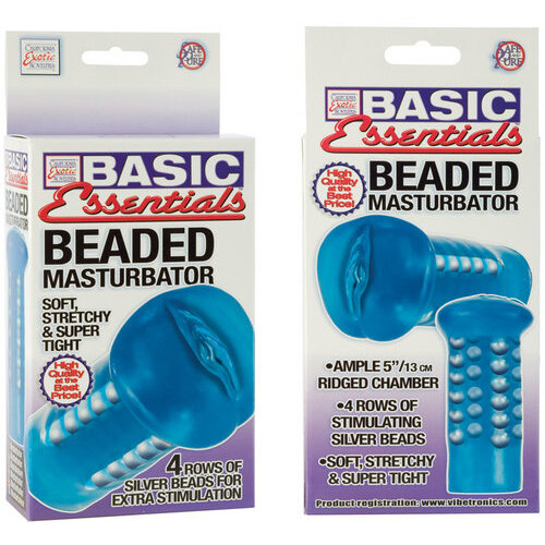 Basic Essentials Beaded Masturbator