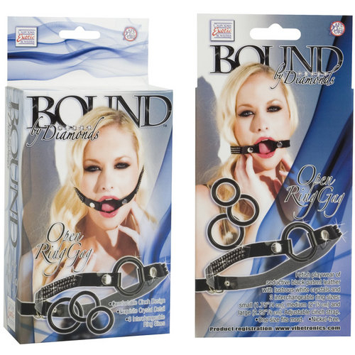 Bound By Diamonds Open Ring Gag