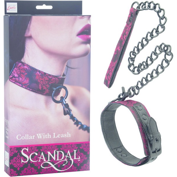 Scandal Collar With Leash