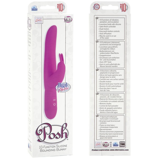 Posh 10 Function Bounding Bunny Pink