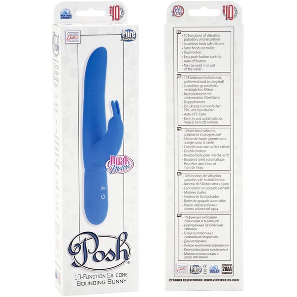 Posh 10 Function Bounding Bunny Blue