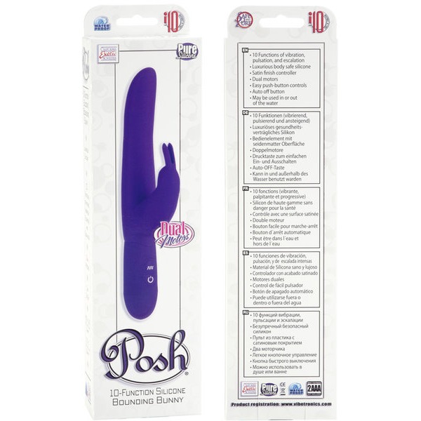 Posh 10 Function Bounding Bunny Purple