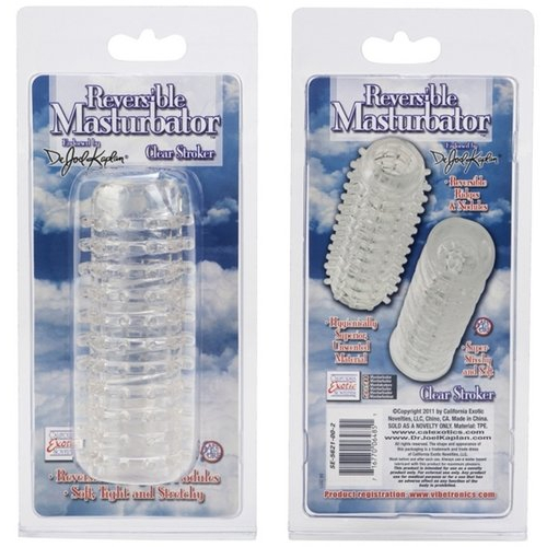 Dr Joel Reversible Masturbator Clear