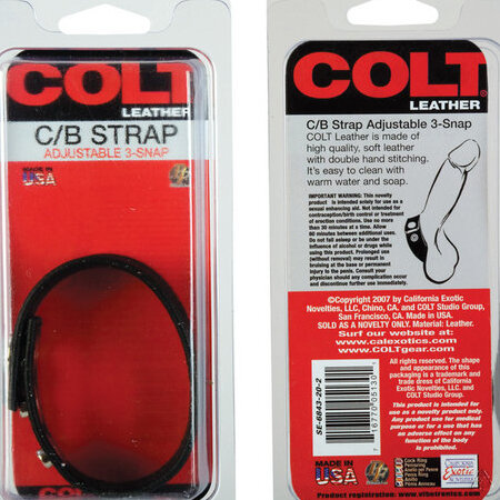 Colt Adjust 3 Snap Leather
