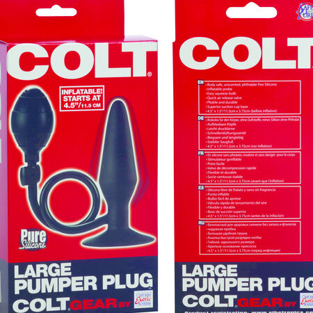 Colt Large Pumper Plug Black