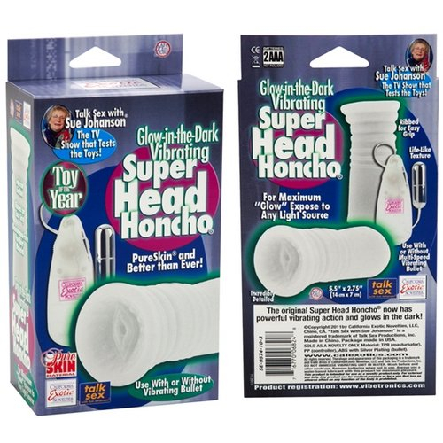 Sue Johanson Super Head Honcho White Glow In The Dark