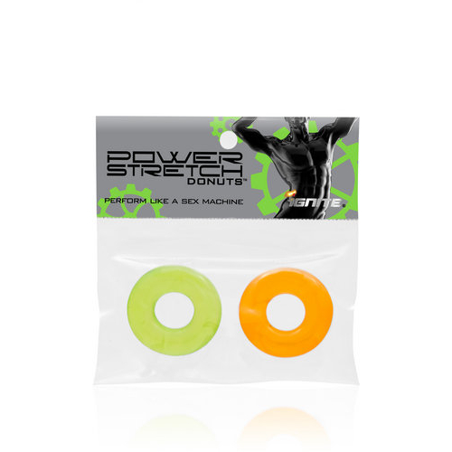 Power Stretch Donuts 2pk Orange/green