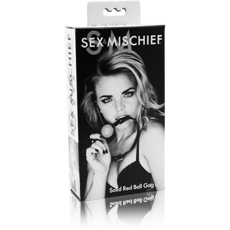 Sex & Mischief Solid Red Ball Gag