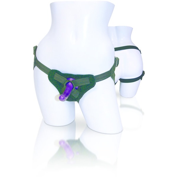 Sex & Mischief Strap On & Silicone Dildo