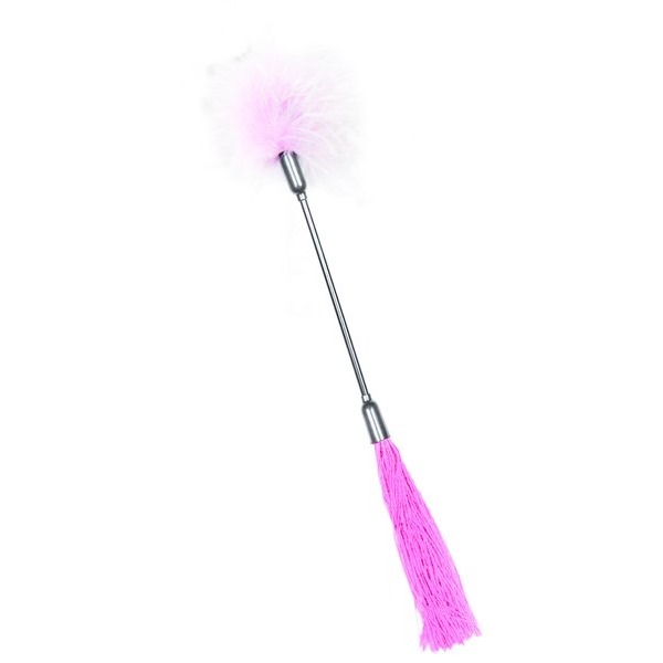 Sex & Mischief Whipper Tickler Pink & White