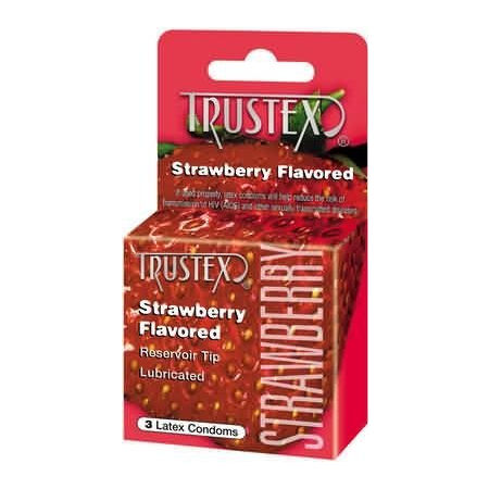 Trustex Condoms-strawberry