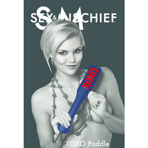 Sex & Mischief Xoxo Paddle Black